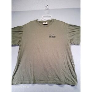 Wilson Men's XL Ducks Unlimited T Shirt Green Short Sleeve Crew Neck